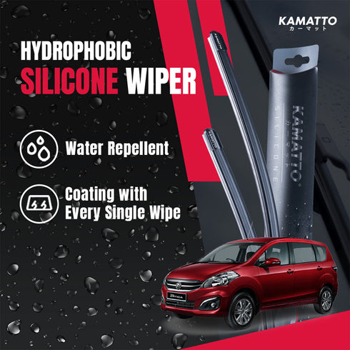 Kamatto Wiper Proton Ertiga (2016-2019) Hydrophobic Silicone Water Repelling Coating